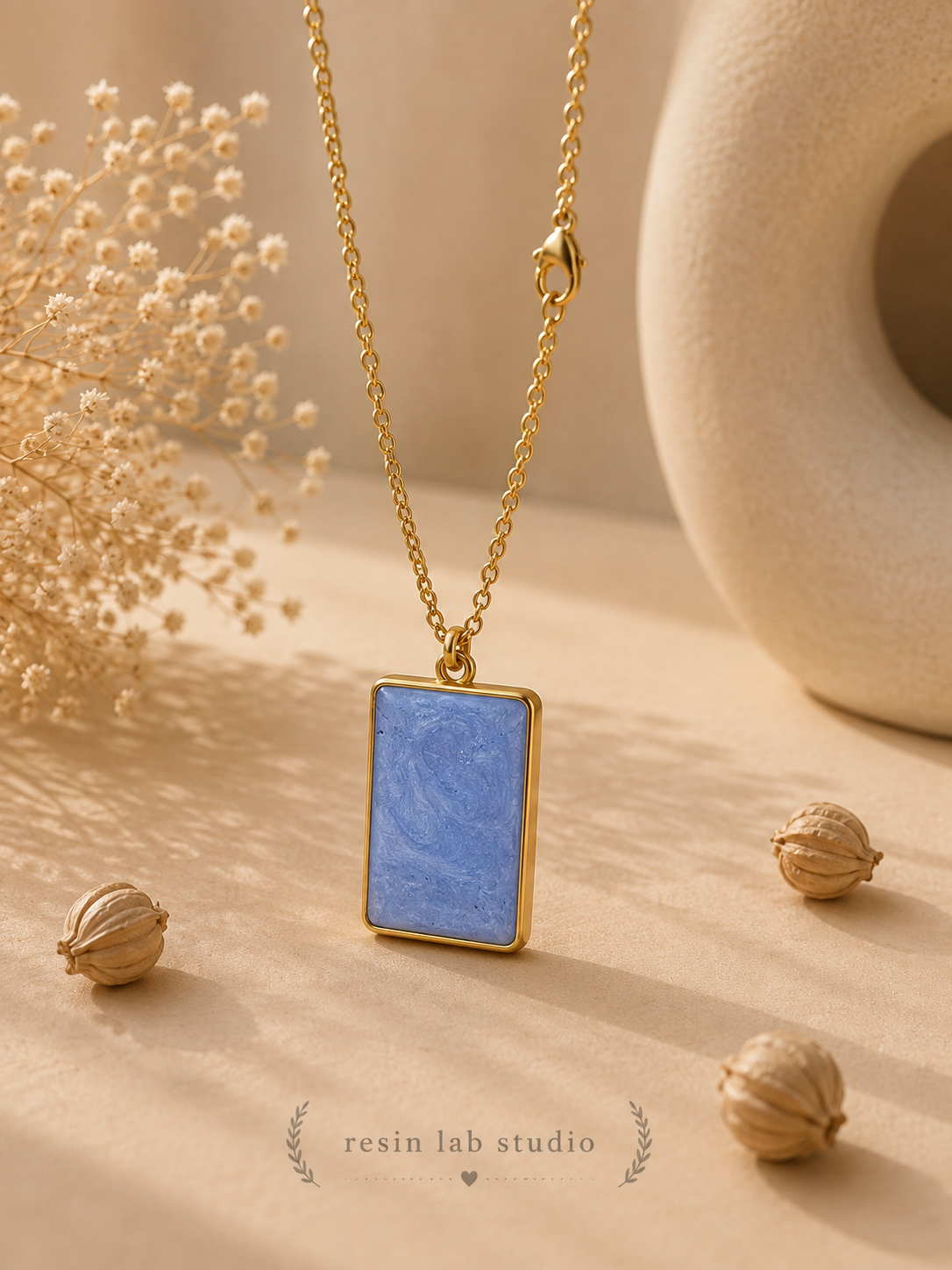 Pendentif Aurore Boréale (Recto/Verso) – Édition Artisanale