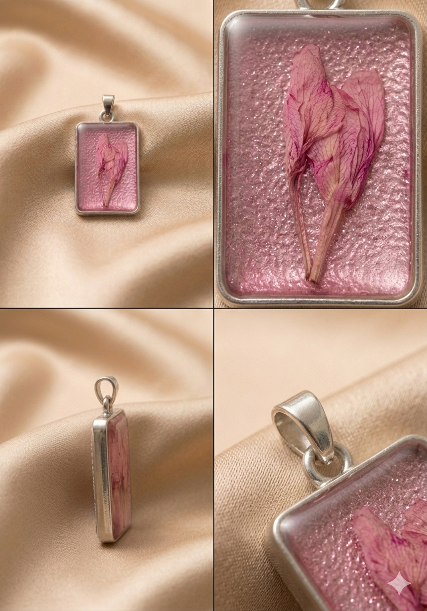 Pink rectangle - Chroma Botanicals Collection