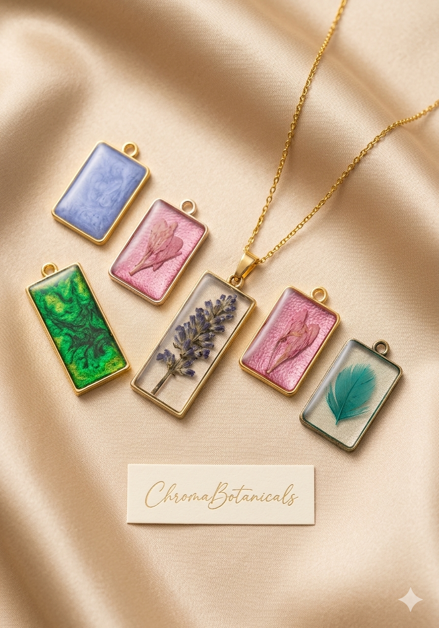 Pink rectangle - Chroma Botanicals Collection